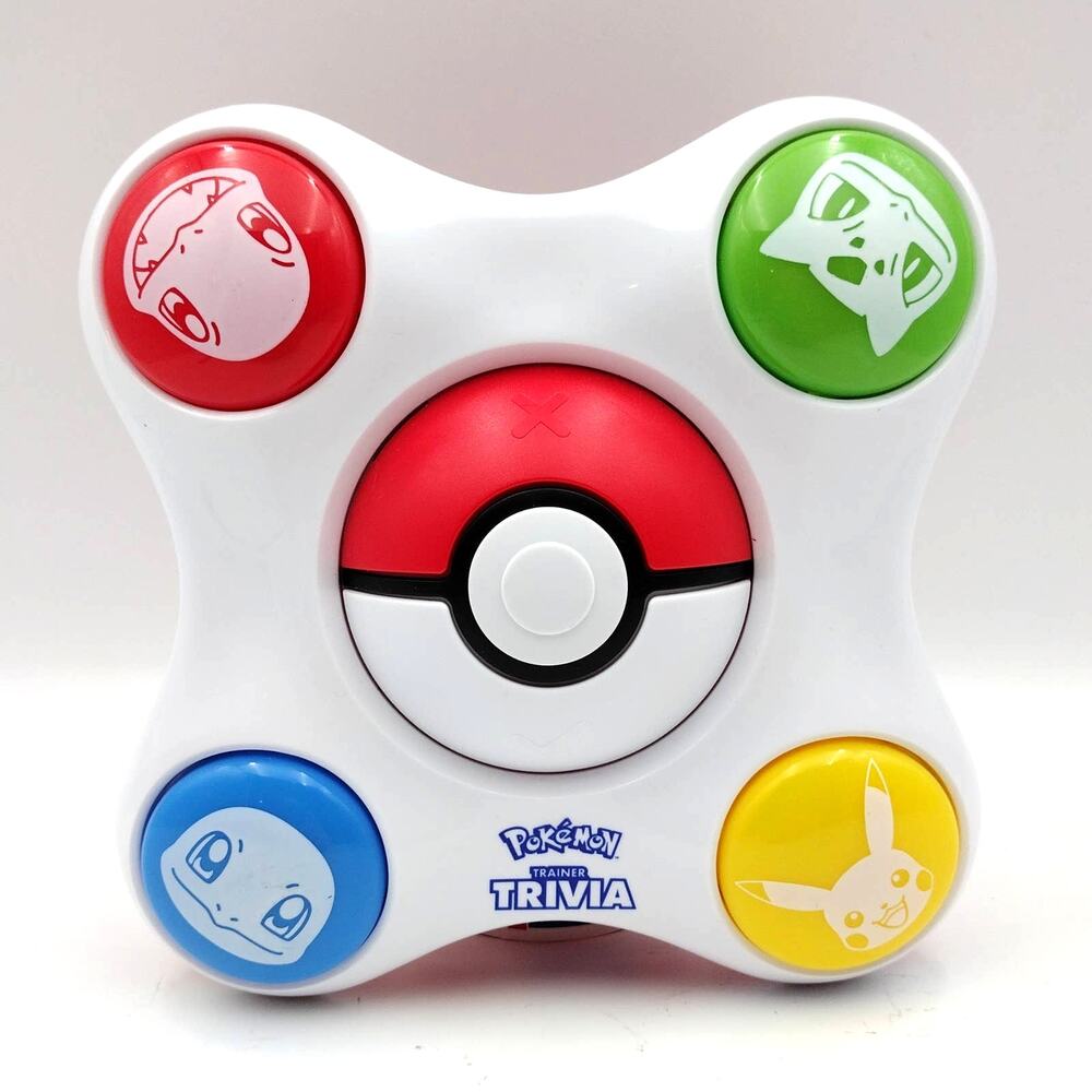 Pokemon Trainer Trivia Handheld Electronic Game 1000 Questions Tested 1-4 Player